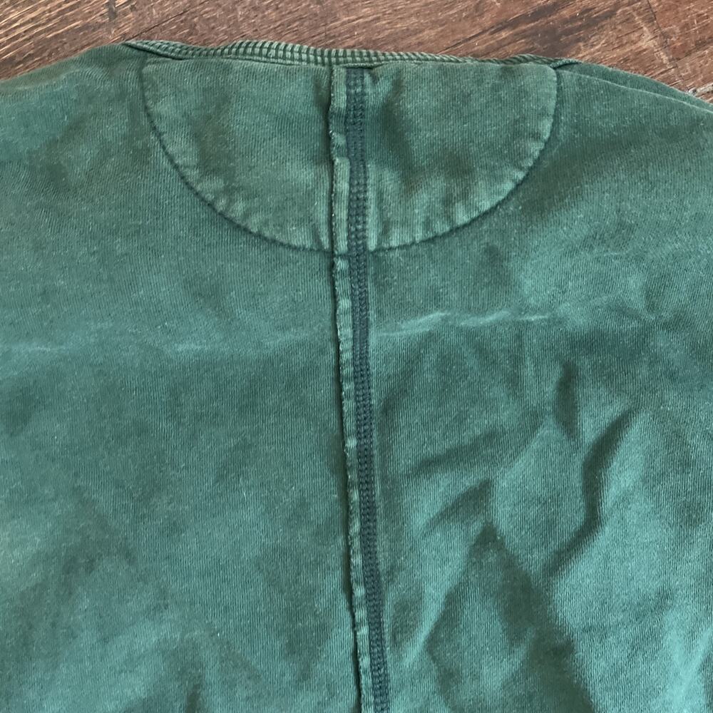 American Eagle AE Oversized Fleece Sweatshirt Crewneck Pullover Green Size Med - Picture 9 of 9